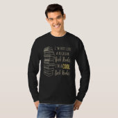 Cool Book Reader  Book  Reading Library Design T-Shirt (Vorne ganz)