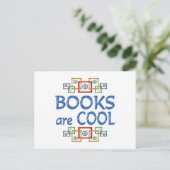 Cool Books Postkarte (Stehend Vorderseite)