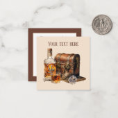 Cool Bourbon-Nachricht Mitteilungskarte (Vorderseite/Rückseite Beispiel)