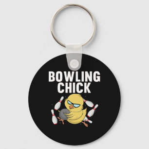 Cool Bowler for Women Girls Ladys Bowling Chick S Schlüsselanhänger