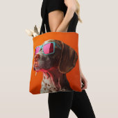 Cool Bracco italiano dog with sunglasses Tasche (Von Nahem)