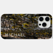 Cool-braune Moosholzbellen Ihr individuelle Name Case-Mate iPhone Hülle (Rückseite (Horizontal))