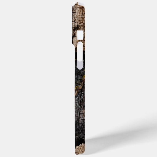 Cool-braune Moosholzbellen Ihr individuelle Name Case-Mate iPhone Hülle (Rückseite / Links)