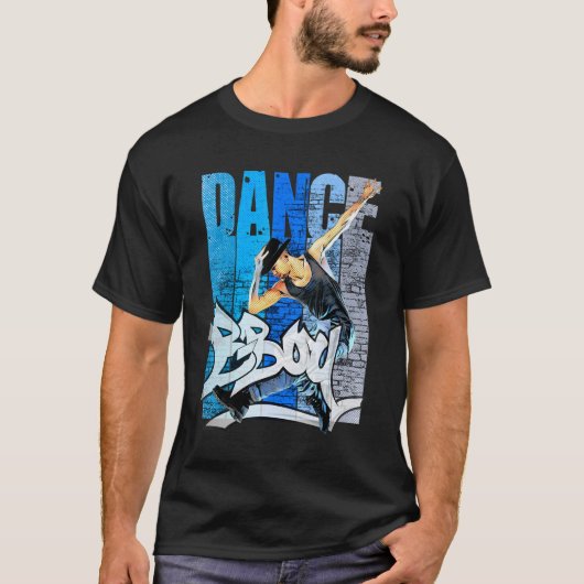 Cool Break Dancing B Boy Dance Break Tanz Hip Hop T-Shirt (Vorderseite)