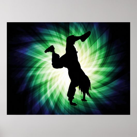 Cool Breakdancer Poster (Vorne)