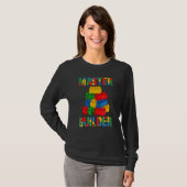 Cool Brick Master Builder Gebäude blockiert Men Bo T-Shirt (Vorne ganz)