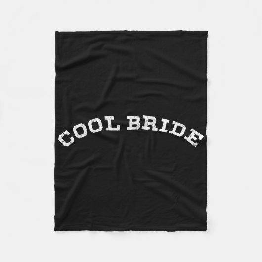 Cool Bridge T-Shirt Bachelor Junggeselinnen-Abschi Fleecedecke (Vorderseite)
