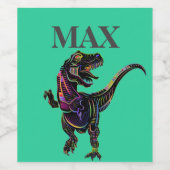 Cool brillant Phantastisch perfekt farbenfroher Di Weinetikett (Einzelnes Label)