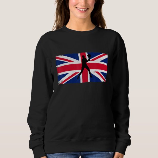 Cool British Tennis Sweatshirt (Vorderseite)