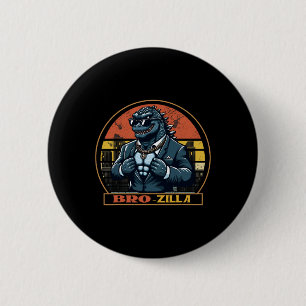 Cool Bro Brozilla Strong Brother Saurus Family Mat Button