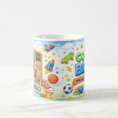 Cool Bro Photo Collage Yellow Ribbon Kaffeetasse (Mittel)
