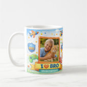 Cool Bro Photo Collage Yellow Ribbon Kaffeetasse (Links)