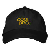 COOL, BRO! - STREET GAMER HAP BESTICKTE KAPPE (Vorderseite)