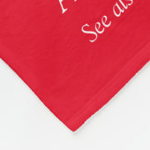Cool Brother Definition Quote Modern Red Fun Fleecedecke (Ecke)