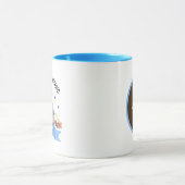 cool Brother Friend Monogramm Tasse (Zentrum)