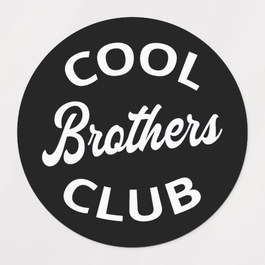 Cool Brothers Club I Etiketten (Design 1)