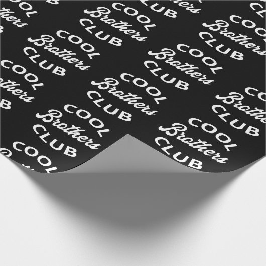 Cool Brothers Club I Geschenkpapier (Ecke)