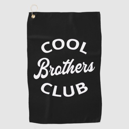 Cool Brothers Club I Golfhandtuch (Vorderseite)