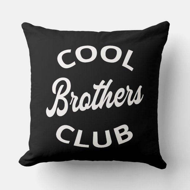Cool Brothers Club I Kissen (Vorderseite)
