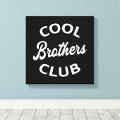 Cool Brothers Club I Leinwanddruck (Insitu (Holzboden))