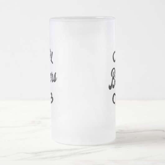 Cool Brothers Club I Mattglas Bierglas (Mittel)