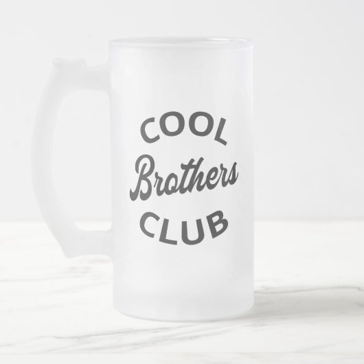 Cool Brothers Club I Mattglas Bierglas (Links)