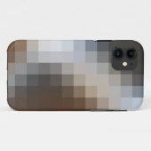 Cool Brown & Gray Mosaic Muster iPhone 11 Fall Case-Mate iPhone Hülle (Rückseite (Horizontal))