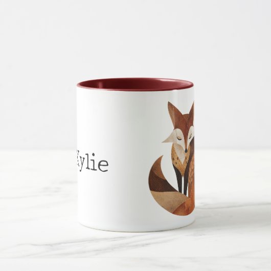Cool-Brown-Orange-Fox Tasse (Zentrum)