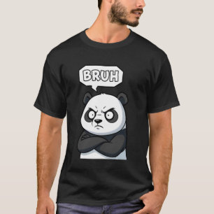 Cool Bruh Panda T-Shirt Lustiger Cartoon Bär Männe