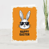 Cool Bunny Celebration Card Karte (Vorderseite)