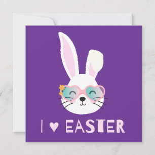 Cool Bunny Love Osternkarte Feiertagskarte