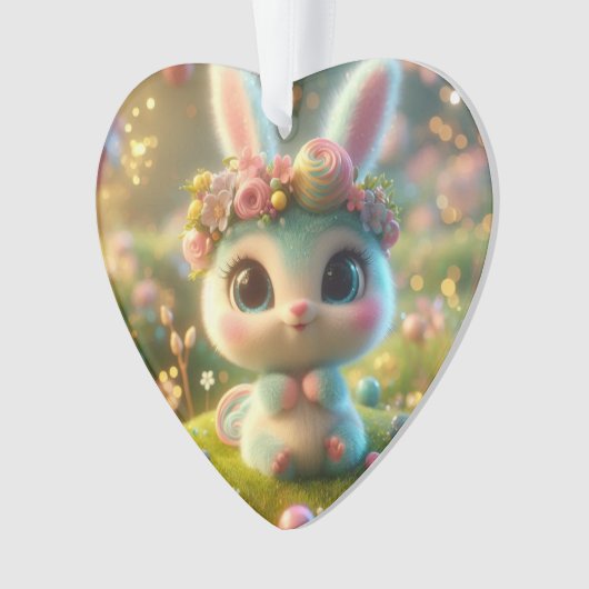 Cool Bunny Ornament (Vorderseite)