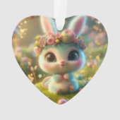 Cool Bunny Ornament (Rückseite)