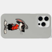 Cool Bunny Vibes: Stilvolles iPhone 15 Pro Case (Rückseite (Horizontal))