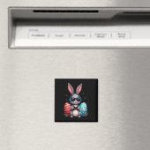 Cool Bunny With Sungl And Video Games Decor Easter Magnet (In Situ (Geschirrspüler))