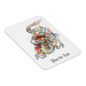 Cool Burning Oriental Dragon Magnet (Rechte Seite)