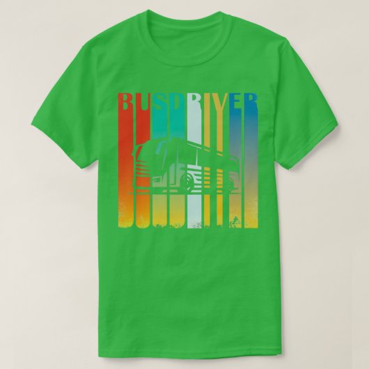 Cool Bus Driver 4 T-Shirt (Design vorne)