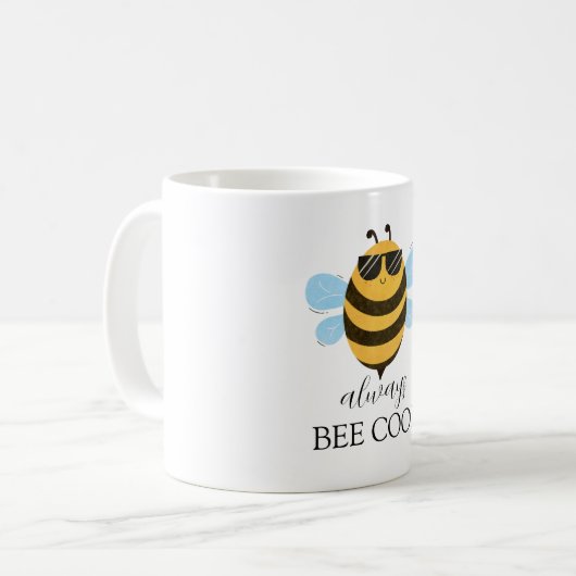 Cool Buzz Vibes Kaffeetasse (Vorderseite Links)