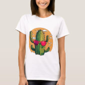 Cool Cactus Sunset T-Shirt (Vorderseite)