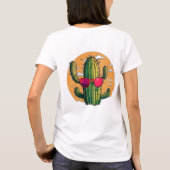 Cool Cactus Sunset T-Shirt (Rückseite)