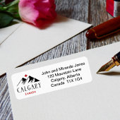 Cool Calgary Canada Mountains Maple Leaf