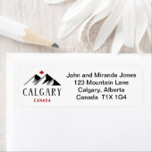 Cool Calgary Canada Mountains Maple Leaf (Insitu)