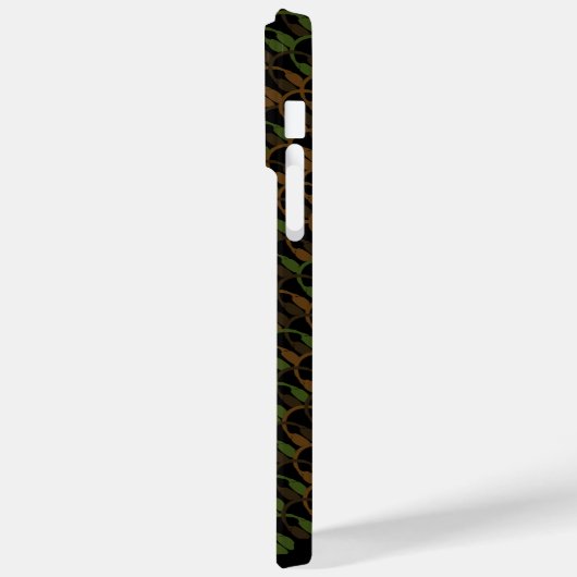 Cool Camouflage Music Headphones Audio DJ Pattern Case-Mate iPhone Hülle (Rückseite / Links)