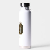 Cool Camouflage Vater - Hirsch mit Sonnenbrille Trinkflasche (Links)