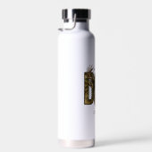 Cool Camouflage Vater - Hirsch mit Sonnenbrille Trinkflasche (Rechts)