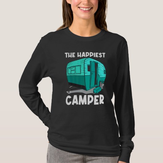 Cool Camping For Men Women Camper Camping Outdoor T-Shirt (Vorderseite)