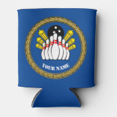 COOL! Can Cooler -Bowling- Bowler - Name hinzufüge Dosenkühler (Vorderseite)