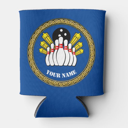 COOL! Can Cooler -Bowling- Bowler - Name hinzufüge Dosenkühler (Vorderseite)