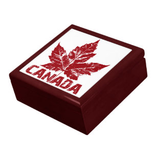 Cool Canada Box Canada Souvenir Jewelry Canada Box Schmuckschachtel