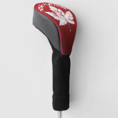 Cool Canada Golf Retro Canada Driver Abdeckung Headcover (angewinkelt)
